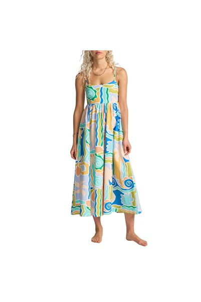 BİLLABONG ISLAND LIFE ΜΙΝΤΙ ΦΟΡΕΜΑ ΜΠΛΕ ΠΟΛΥΧΡΩΜΟ L