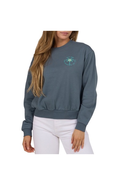 Salty Crew ΚΟΥΙΝ ΠΑΛΜ Γουέιτ Κρου Φιν Μπλε Σ