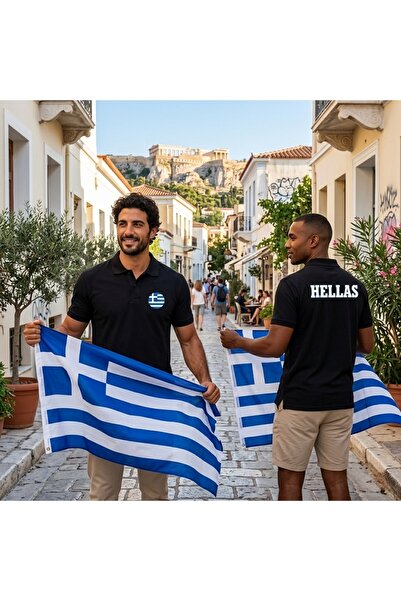 SARI ΕΛΛΑΓΙΑ ΕΛΛΗΝΙΚΗ ΕΘΝΙΚΟΤΗΤΑ ΜΠΛΟΥΖΑΚΙ ΠΟΛΟ ΜΕ ΓΙΑΚΑ