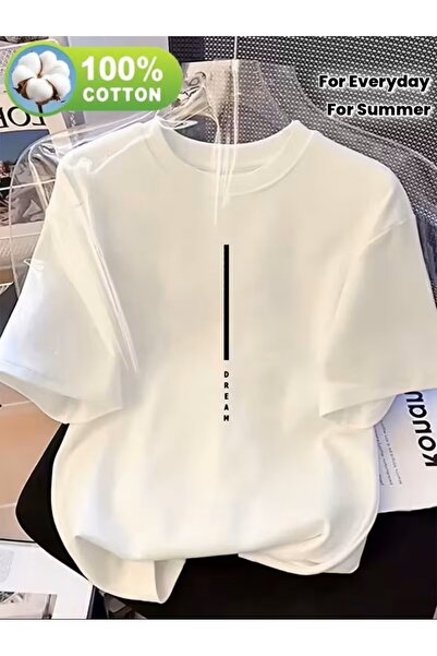 yombaa Printed T-Shirt. Short Sleeve Summer & Spring Casual Top, Women's Clot...