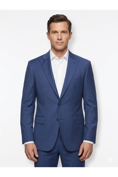 HAVAN MENSWEAR Premium Seri İpek Yün Karışımlı Erkek Takım Elbise