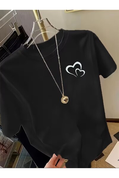 yombaa Μπλουζάκι με στάμπα. Κοντομάνικο καλοκαιρινό & ανοιξιάτικο casual τοπ,...