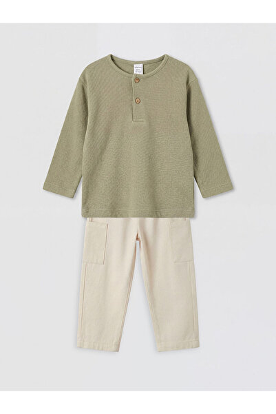 LC Waikiki Khaki baby boy t-shirt and pants from gulis clothing