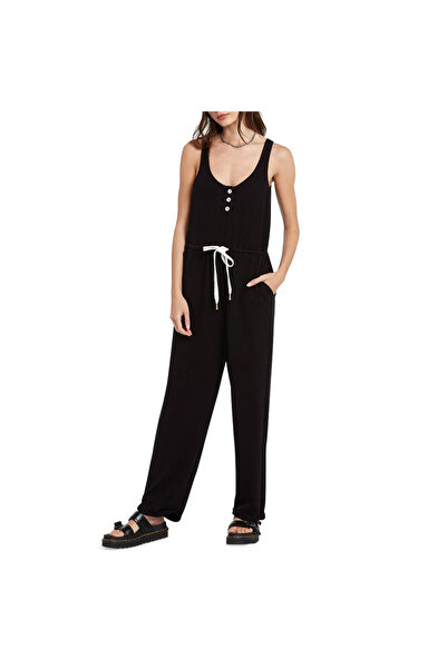 Volcom Λιλ Φλις Ολόσωμη Φόρμα Μαύρη L