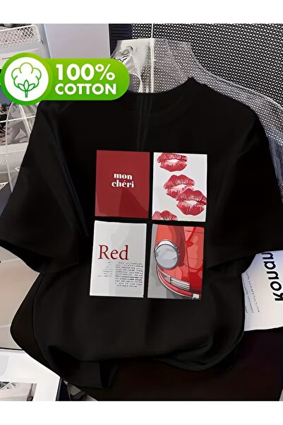 yombaa Μπλουζάκι με στάμπα. Κοντομάνικο καλοκαιρινό & ανοιξιάτικο casual τοπ,...