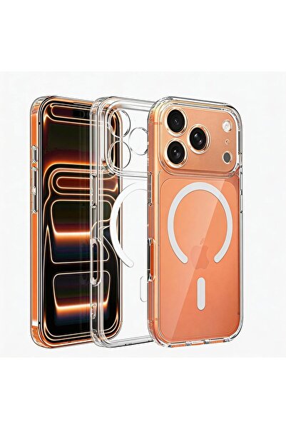 CROWNYX Hybrid PureClear cover for iPhone 17 Pro Max Compatible with Magsafe-...