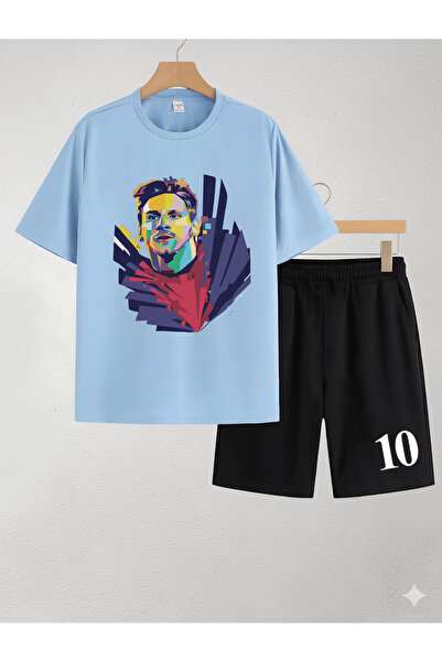 MAGORS LIONEL "KOZA" MESI ŠTAMPANA 100% PAMUČNA DEČJA MAJICA I KRATKE PANTALO...