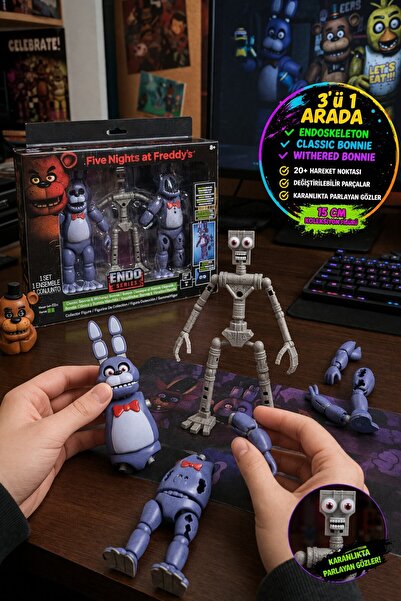 TOYFEST Five Nights at Freddy’s Endo Series Bonnie Figür 15 cm Endoskeleton K...