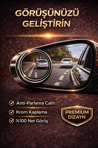 babikamium Kör Nokta Aynası 2’li Set – Mini Oval Geniş Açılı Dikiz Aynası, Pa...
