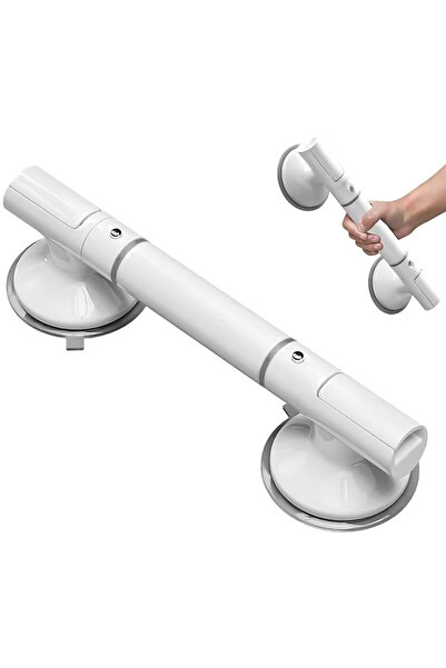 SUNUP SN-29185 35 Cm Vantuzlu Kayma Düşme Önleyici Banyo Tuvalet Denge Tutacağı