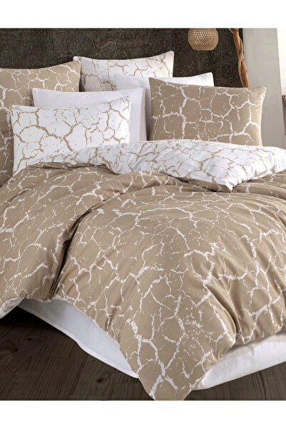 NazeninHome Σετ διπλής παπλωματοθήκης Ranforce 100% βαμβακερό |   Με σεντόνια