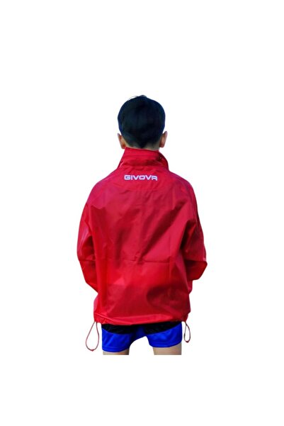 Givova Αδιάβροχο μπουφάν RAIN BASICO 2XL, Κόκκινο JG