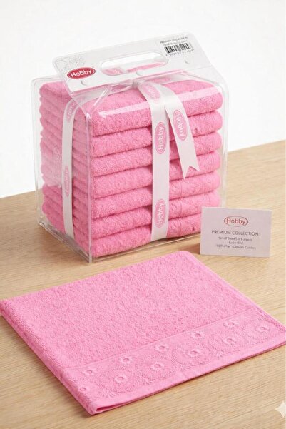 Hobby Πετσέτα Κουζίνας Rainbow 30X50, Συσκευασία 10 τεμαχίων, Ροζ
