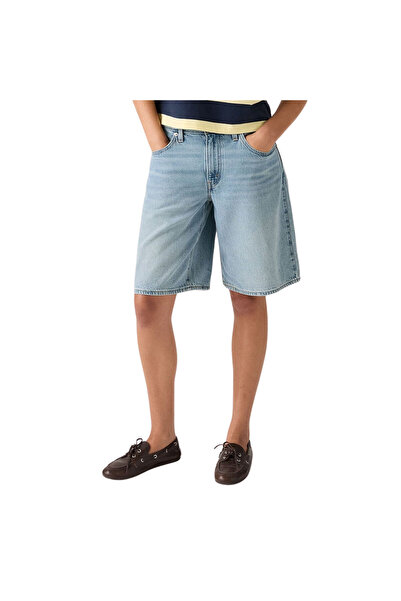 Levis ΦΑΡΔΙΑ Τζιν Σορτς Στυλ Μπαμπά - Μεσαίο Ίντιγκο 28