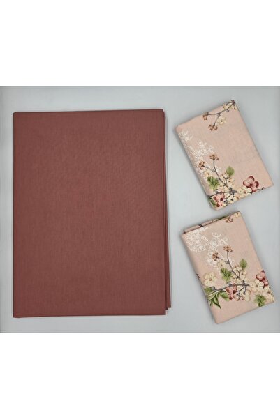 pınarhome collectıon 100% Organic Cotton Fabric Solid Color (Without Elastic)...