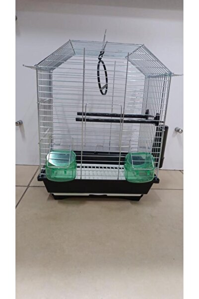 netx 300 Seri Köşeli Kuş Kafesi Metalik 36x26x44cm Muhabbet , Hint Bülbülü, K...