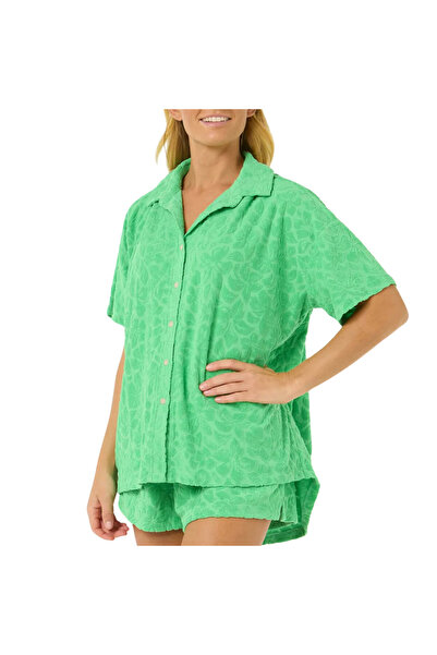 Rip Curl ΛΑΣ ΝΤΑΛΙΑΣ ΜΠΛΟΥΖΑΚΙ ΤΕΡΙ ΑΝΟΙΧΤΟ ΠΡΑΣΙΝΟ Σ