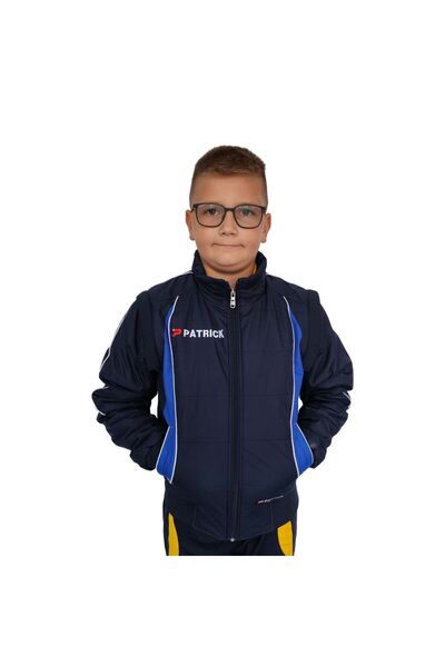 PATRİCK Μπουφάν PATRICK με αποσπώμενα μανίκια, ΝΑΥΤΙΚΟ ΜΠΛΕ-ΜΠΛΕ-ΛΕΥΚΟ, 3XS GCP1
