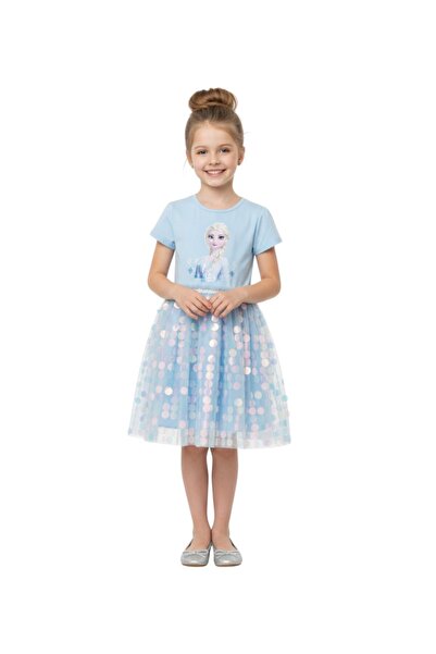 ddaniela - Elsa & Anna Glitter Dress - 1Y to 12Y