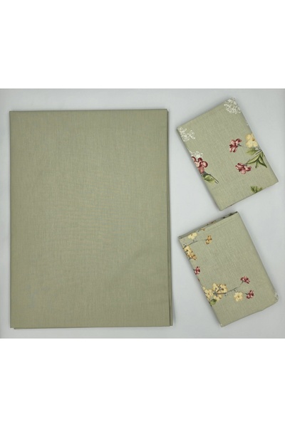 pınarhome collectıon 100% Organic Cotton Fabric Solid Color (Without Elastic)...