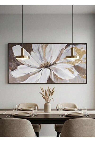 The Mia FLORAL KANVAS TABLO 140X70CM