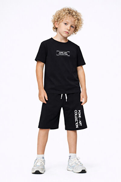 Juniors Children's Shorts Summer Top and Bottom 2-Piece Set 100% Cotton