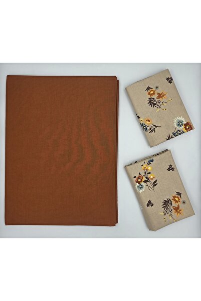 pınarhome collectıon 100% Organic Cotton Fabric Solid Color (Without Elastic)...