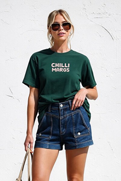 BENROMA Μπλουζάκι με στάμπα CHILLI MARGS, OVERSIZE, UNISEX, 1PV2