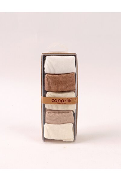 MiniKids Σετ 5 ζευγαριών βρεφικών καλτσών Canario