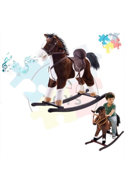Trendbaby حصان هزاز للأطفال مع صوت من Trend Baby & Trend Kids