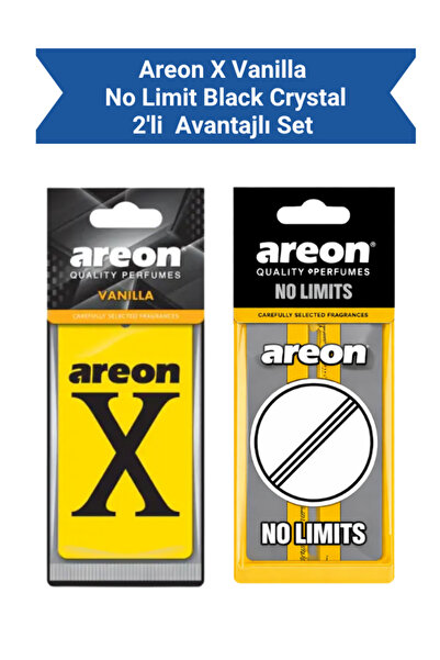 Areon X Vanilla + No Limit Black Crystal Avantajlı Paket