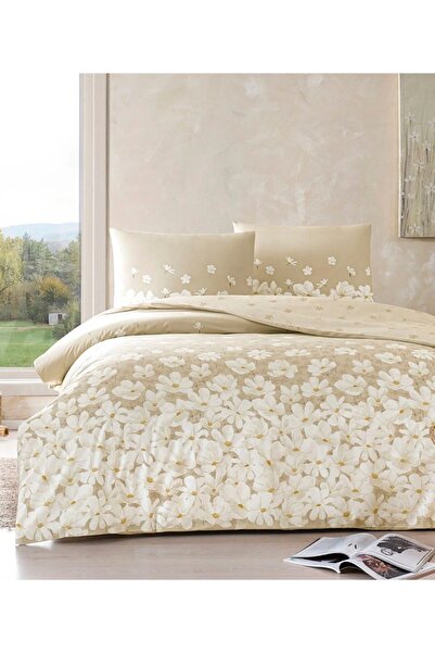 Taç Set cuvertură de pilota Ranforce, 100% bumbac, pentru o persoană, bej