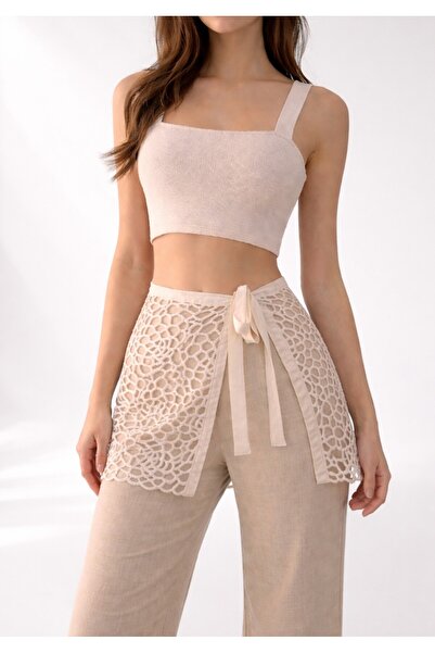 GODE Brode Lace Pareo, Tied Skirt.