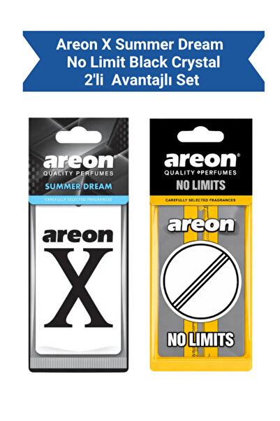 Areon X Summer Dream + No Limit Black Crystal Avantajlı Paket