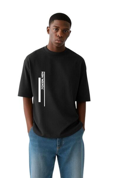 BENROMA TOXION.NEN Τυπωμένο Μπλουζάκι Oversize Unisex 2PV1