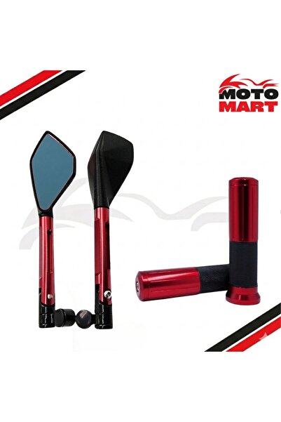motomart+ Arora T-Max 150 Aksesuar Seti-Kırmızı -Ma08123