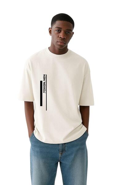 BENROMA TOXION.NEN Τυπωμένο Μπλουζάκι Oversize Unisex 2PV1