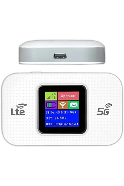 Pmr Taşınabilir Modem 5G/4G LTE 300Mbps 10 Cihaz Destekli Mobil Router