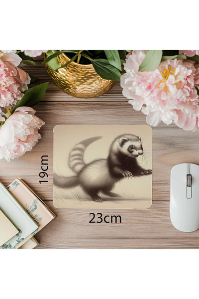 Empressco Mouse Pad cu figură de făt de joc - 19x23 cm 2 mm dreptunghiulară i...