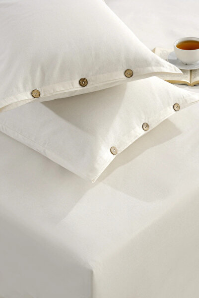 MUEV 100% βαμβακερό ελαστικό σετ σεντονιών μονό 100 x 200 με μαξιλάρια και κο...