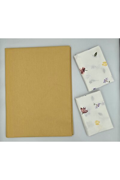 pınarhome collectıon 100% Organic Cotton Fabric Solid Color (Without Elastic)...