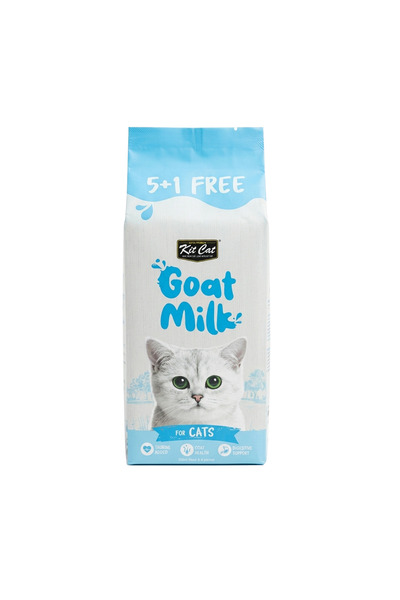 Kit Cat حليب الماعز للقطط (6 عبوات × 50 مل) |   خالٍ من اللاكتوز ودعم طبيعي ل...