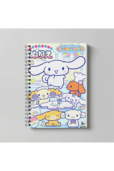 nihonwosekai Sanrio Kuromi Cinnamoroll Melody Purin Anime Notebook A4 Size 60...