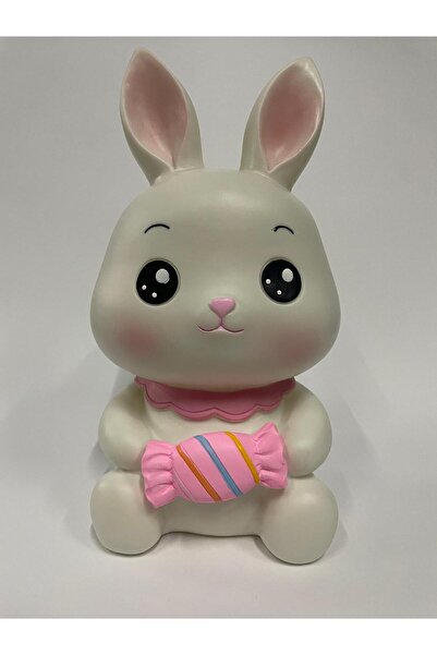 Libra KUMBARA PLASTİK FİGÜRLÜ (TAVŞAN BOY 25 CM ENİ 13 CM)