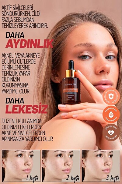 Dermolem Anti Dark Spot Cilt Tonu Eşitleyici Serum 30 ml