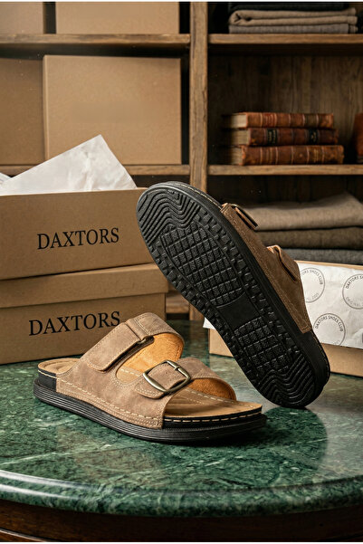 Daxtors Fidel Daily Orthopedic Double-Strapped Anti-Sweat Men's Slippers