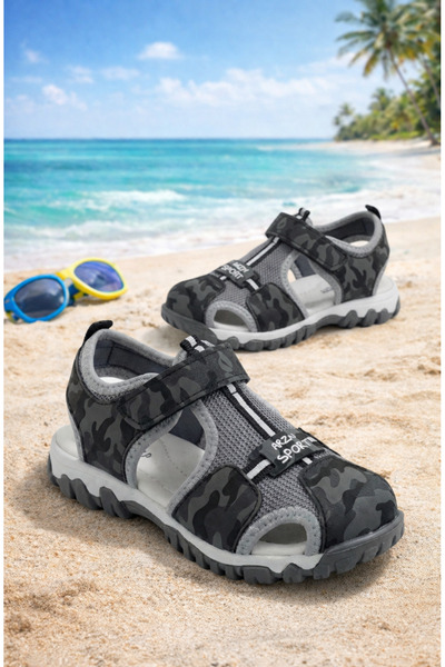 ORELİON Αθλητικά πέδιλα με Velcro για αγόρια, καλοκαιρινά παπούτσια για πεζοπ...