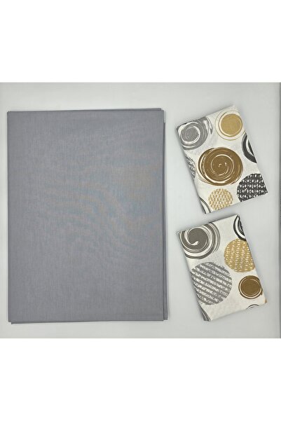 pınarhome collectıon 100% Organic Cotton Fabric Solid Color (Without Elastic)...