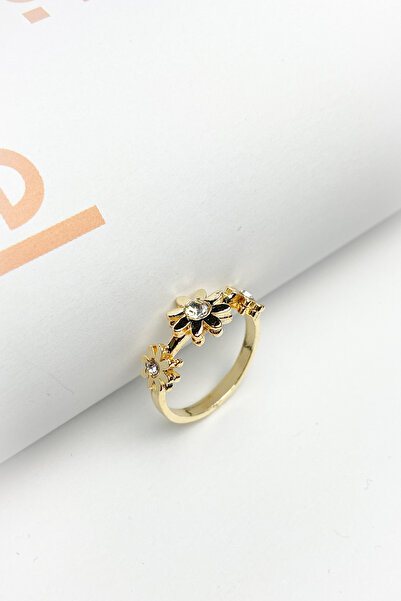 roshel Steel Ring with Snake Figure and Stone, Silver Color