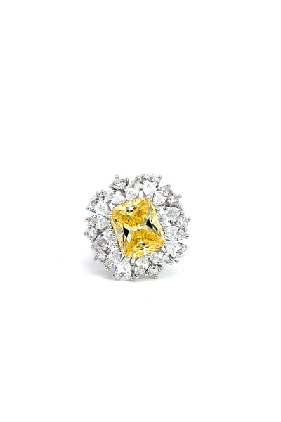 SÜKSE JEWELRY Kadın Rexo Taşlı İthal Gümüş Yüzük